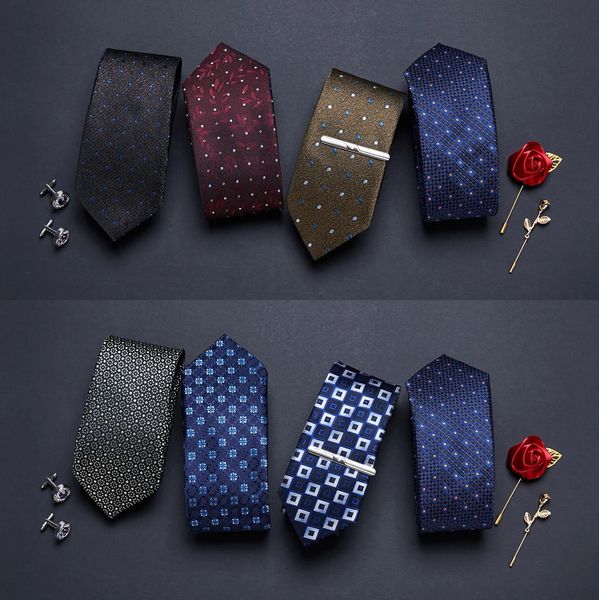 Corbatas de cuello Bonitos colores de mezcla hechos a mano al por mayor 75 cm Corbata clásica Sólido Hombres Traje Accesorios Drop Fit Boda 231206