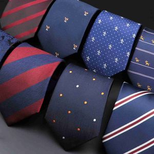 Corbatas para el cuello Corbatas novedosas para hombres Perro de dibujos animados Puntos Paisley Rayas Moda Para hombre Reunión de negocios Boda Esmoquin Traje Camisa Ropa diaria Corbata