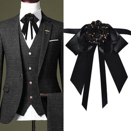 Cravates originales à la main noeud papillon mode hommes d'affaires Banquet costume de mariage chemise accessoires britannique noeud papillon 230719