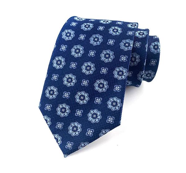 Corbatas de seda Corbatas de alta gama personalizadas Corbatas delgadas para hombres Pañuelo Bebidas de negocios Moda Corbatas de flores de Paisley Fiesta de bodas para hombres Si 231128