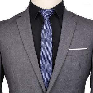 Cravates Sitonjwly 5cm cravate étroite pour hommes femmes robe de mariée maigre hommes cravates costumes Slim Cravat personnalisé LOGO1