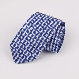 Cravates de cou Sitonjwly 6cm style coréen cravate tricotée mode tricot étroit pour hommes robe de mariée cravate jaune personnalisé 1