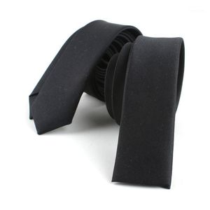 Corbatas de cuello Sitonjwly Corbata delgada de cabeza plana para mujer Moda Corbatas negras para hombres Corbata delgada para hombres Accesorios Mujer Vestir personalizado