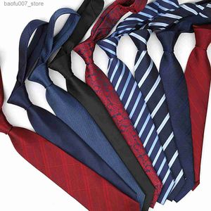 Nekbanden stropdas heren zakelijke pak polyester zijden streep Koreaanse casual professionele tieq