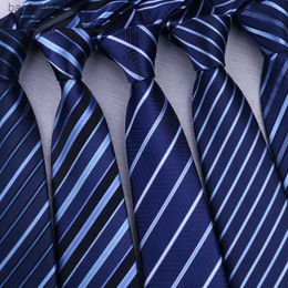 Coules de cou Tie Mens Mentille Forme Forme Zipper Style Mariage Groom Mens Business Hands Blue Tie Lazy Man Libre de Noue-nœuds hommes et femmes