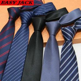 Nekbanden stropdas heren formeel bedrijf 7 cm gestreepte professionele smalle versie casual black tie heren Koreaanse versie British Wine Redq
