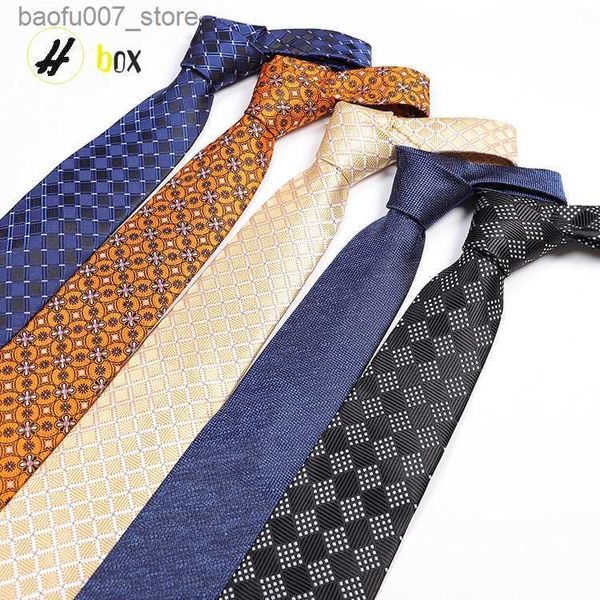 Liens de cou tieaux pour hommes en polyester couleur tissu tissée en tissu et loisirs de mariage professionnel tieq