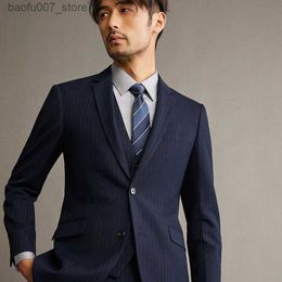 Coules de cou Uniforme 8cm pour hommes Business Suit Tie Stripe Stripe Naride Widding Travail Career Black Red Youth Trendq