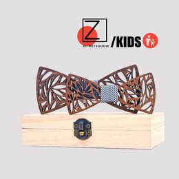 Corbatas de cuello Vintage Floral Impreso Padre-Hijo Bowtie Conjuntos de madera Niños Mascotas Hombres Mariposa Fiesta Cena Boda Pajarita Accesorio de regalo 231128