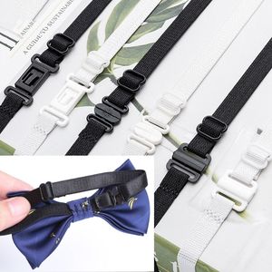 Nekbanden Groothandel 100 van Diy Bow Tie accessoires voor volwassen kindermensen vrouwen bruiloft aanpassing bowtie elastische band touwband max 50 cm 230818