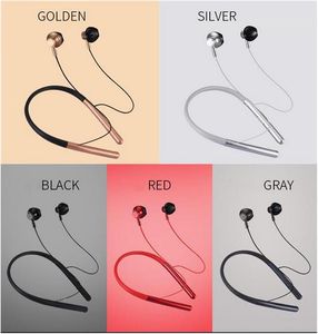 Neckband-oortelefoons met metalen magnetisch gebouwd in Mic Supper Bass Headset Retail Pakket Draagbare Oortelefoons