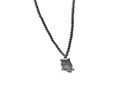 Collier 2021 Collier d'hématite magnétique Perles de pierre naturelle bijoux pour hommes femmes OWL5852435