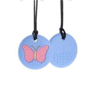 Collier de dentition en Silicone souple pour bébé, morsure d'allaitement, à mâcher, jouets pour maman, collier d'allaitement pour enfants, Chewelry, autisme, besoins spéciaux ZZ