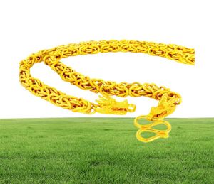 Collier Boys Mens Chain Collier 18K Jaune Gold rempli Hip Hop Heavy Ed Ed Ed Chunky Collier Fashion Bijoux 24 Inc408687509620