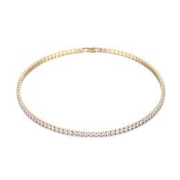 Collier Bracelet Pass testeur de diamant glacé Bling Moissanite diamant Hip Hop bijoux 925 argent Tennis Chai 7366