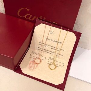 Collier marque collier de créateur bijoux de luxe colliers couleur unie lettre Design collier qualité supérieure mode diamant bijoux cadeau de noël très bon