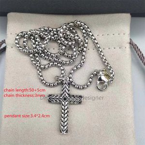 Ketting Chevron luxe kettingen hanger sieraden ontwerper kruis voor dames in sterling zilver