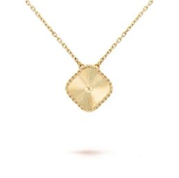 Collier créateur collier en or collier trèfle perle agate pendentif diamant pendentif fleur unique perle mère dame saint valentin