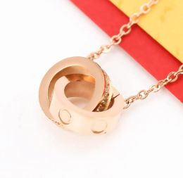 Ketting designer sieraden set hanger kettingen Bracelet Stud earring gouden slangenketting roestvrijstalen ketting link dames mode kerstcadeau met doos