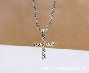 Ketting Dy Cross Mannen Vrouwen Luxe Designer x Draad Hanger Fashion Line Retro Wear Kettingen Verjaardagscadeau6409820