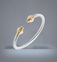 Ketting dy sieraden Bracelet Sliver heren dames platina parelhoofd mode veelzijdige armbanden sieraden geplated ed 8433015