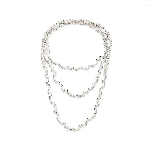 Ensemble collier et boucles d'oreilles ZAA pour femmes, Imitation de perles en cristal, Long ras du cou, bijoux cadeaux de fête de vacances, 2024