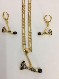 Ketting oorbellen set kristal bijl tas hanger ketting kettingen gouden kleur png sieraden papoea guinea bruiloft feest vrouwen meisjes geschenken