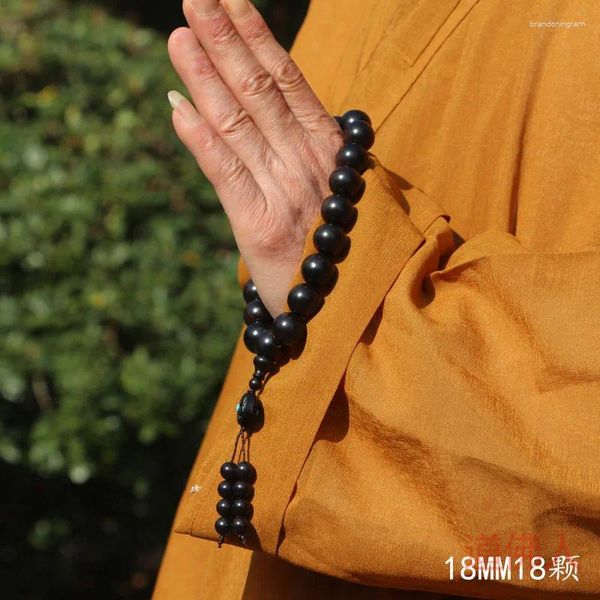 Collar Pendientes Conjunto Ébano Palisandro 20mm18 Piezas 27 36 Pulsera Bodhi Cuentas de Oración de Mano Alta Densidad Sumergida
