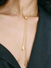 Ensemble collier et boucles d'oreilles pour femmes, Design de Niche française, luxe, animaux riches blancs, pompon en spirale, nœud doré, bijoux avancés