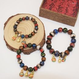 Ketting Oorbellen Set Goud-slikkend Beest Armband Gekleurd Glazuur Yonghegong Wierook Grijs Gekleurd Beijing Bracele