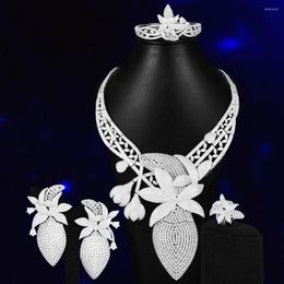 Pendientes de collar Set Kellybola Jewelry Narciso de lujo Dubai Dubai Bangle Bangle Rings Rings Fashion Bijoux Femme