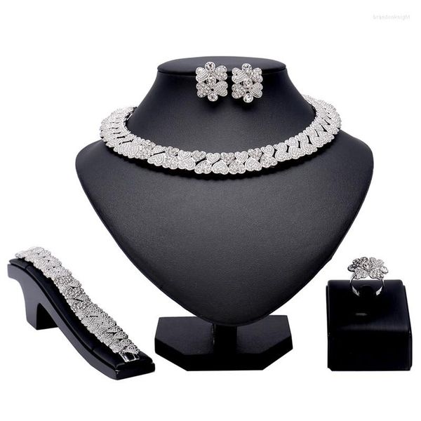 Collier Boucles d'oreilles Set LQ Wholesale Perles africaines Bijoux Bridal Accessoires de mariage nigérian