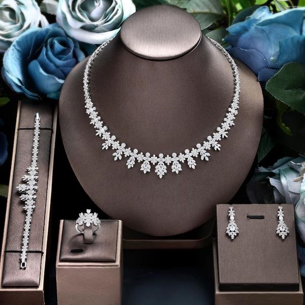 Pendientes del collar Venta azul Fashion de la novia Dubai Sets para mujeres Accesorios para la fiesta de bodas