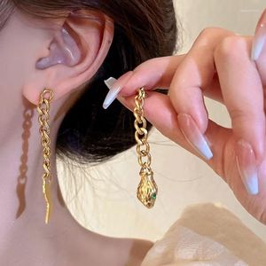 Collier boucles d'oreilles ensemble Simple haute qualité serpent chaîne pendentif pour femmes mode tendance dames Bracelet bijoux vente directe en gros