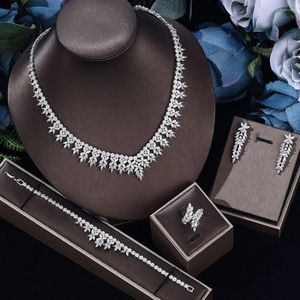 Ensemble collier et boucles d'oreilles pour mariage et boucles d'oreilles, bijoux africains pour mariée de dubaï pour femmes