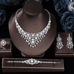 Necklace Earrings Set Women's Jewelry For Women Turkish Woman Sets Bracelet And Ring Bride The Neck
