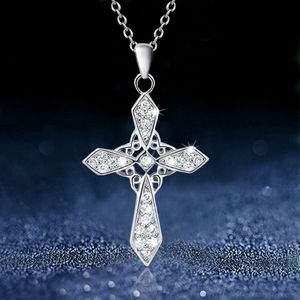 Collier Fashion Micro Diamond Cross Pendants Bijoux