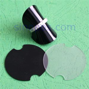 Collier disques d'affichage d'anneau en vinyle flexible, support d'anneaux en plastique présentoir à bijoux support de disque de support de feuille de cercle en PVC pliant puce transparente