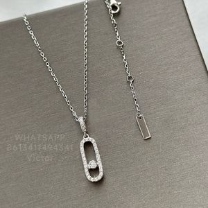 ketting voor vrouw designer diamant Sterling Zilver luxe 925 zilver Verguld 18K Europees formaat sieraden hoogste tegenkwaliteit met doos 012