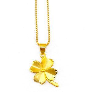 Collier Pour Femmes Designer Bijoux Fleur Charmes Pour Bijoux Femmes Faisant Plaqué Dainty Chaîne En Or Dames De Mode De Luxe Colliers YW002421