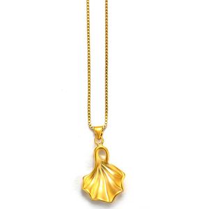 Ketting voor vrouwen designer sieraden ginkgo bladeren charmes voor sieraden dames maken vergulde sierlijke goudketen dames mode luxe kettingen yw0003206