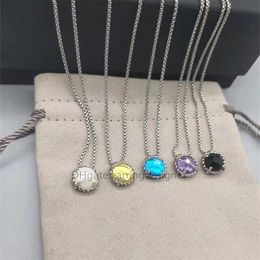 Collier pierres précieuses hautes colliers femmes bijoux de luxe qualité carré concepteur pour cadeau en gros livraison gratuite de mode JFD6