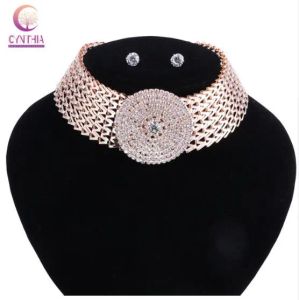 Collier Hot vendeur de mariage bijoux ensembles de bijoux de mariée en cristal