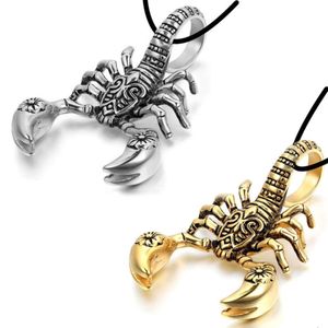 Collier Bijoux Collier Homme Roi Scorpion Chaîne Clavicule Pendentif Court Femme