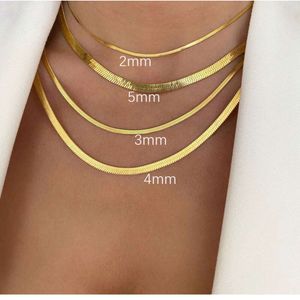 collier bijoux pour hommes pour homme créateur de mode chaud unisexe serpent femmes coeur collier ras du cou en acier inoxydable à chevrons chaîne de couleur or pour femmes12 13 14