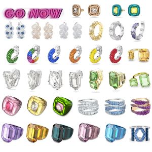 Ketting originele 2023 hoogwaardige mode -sieraden met zirkoon ingelegde koperen legering oorclip voor dames prachtige ring sieraden