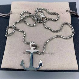 Collier pendentif colliers créateur de bijoux pour amulette femmes luxe ancre bijoux fins sans pierre bonne qualité pas de perte de couleur livraison de mode gratuite UFLL