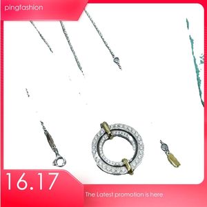 ketting ping bead sieraden ketting ontwerper armband voor vrouwen Jewlery vgold cirkelvormige diamant kleurscheiding en elektroplatine n