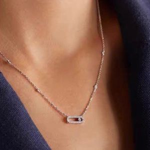 Necklace Woman Diamond Sterling Sier T0P -kwaliteit merkontwerper Classic Style Never Fade Gift for Girlfriend With Box 018