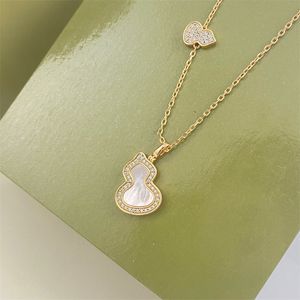 Ketting dames kettingen roestvrijstalen vrouw porren gevormd 18k roze rode diamanten ketens sieraden ontwerpers lady meisje verjaardagsfeestje cadeau